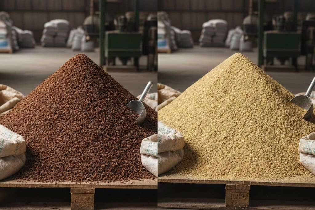 palm kernel expeller vs soybean meal